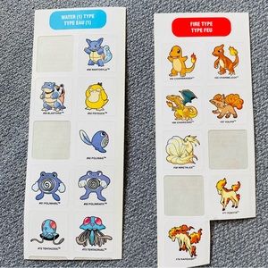 Vintage 1999 Sandylion X Pokémon Stickers